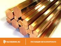 Шестигранник латунный 36 мм ЛС59-1 ГОСТ 2060-2006