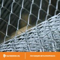 Сетка Рабица оцинкованная 60х60х5 мм в рулоне 1,5х10 м
