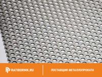 Лист перфорированный нержавеющий 3х1000х2000 мм Rv 4,0-6,0