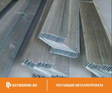 Профиль гнутый зетовый 200х87х6 мм 09Г2С ГОСТ 13229-78