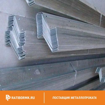 Профиль гнутый зетовый 100х110х49х4 мм 09Г2С ГОСТ 13229-78