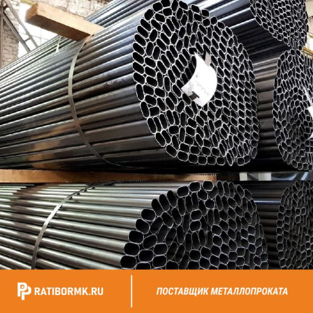 Труба плоскоовальная 25х16х1 Б ст20 ГОСТ 8644-68