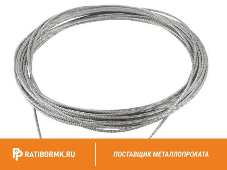 Канат стальной 45,5 мм ГОСТ 7669-80 ЛК-РО 6х36(1+7+7/7+14)+7х7(1+6)