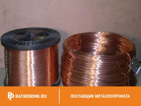 Проволока медная М0б 0,2 мм ДКРНТ (на катушках)